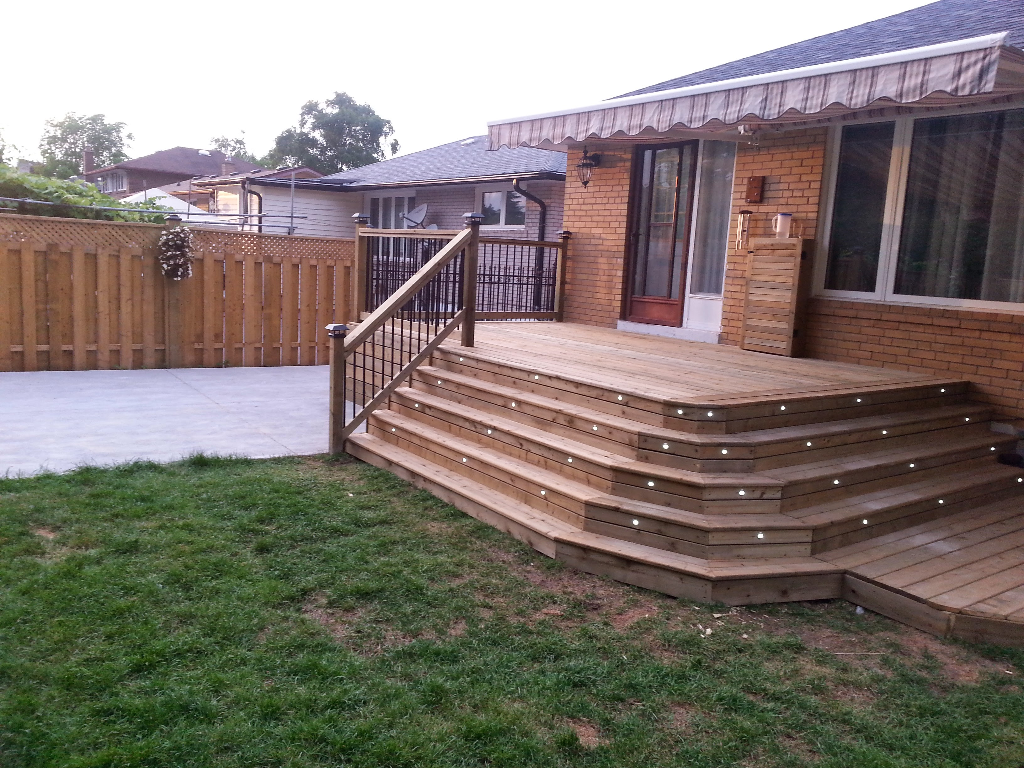 Custom Deck Installation - After